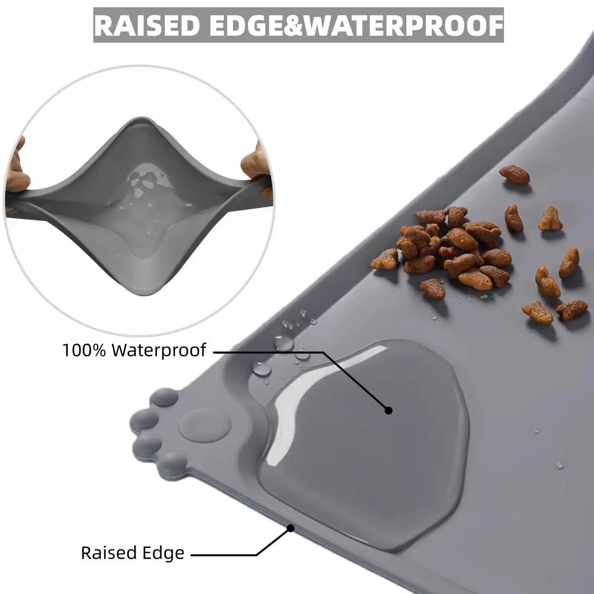 Pet-Friendly Non-Slip Feeding Mat
