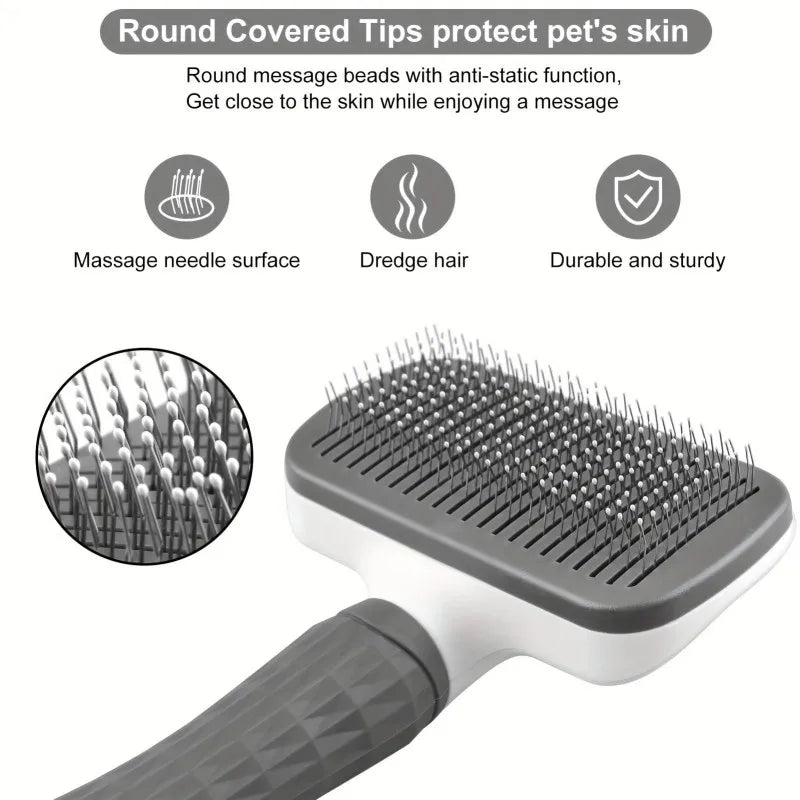Pet Knot-Free Detangler Brush