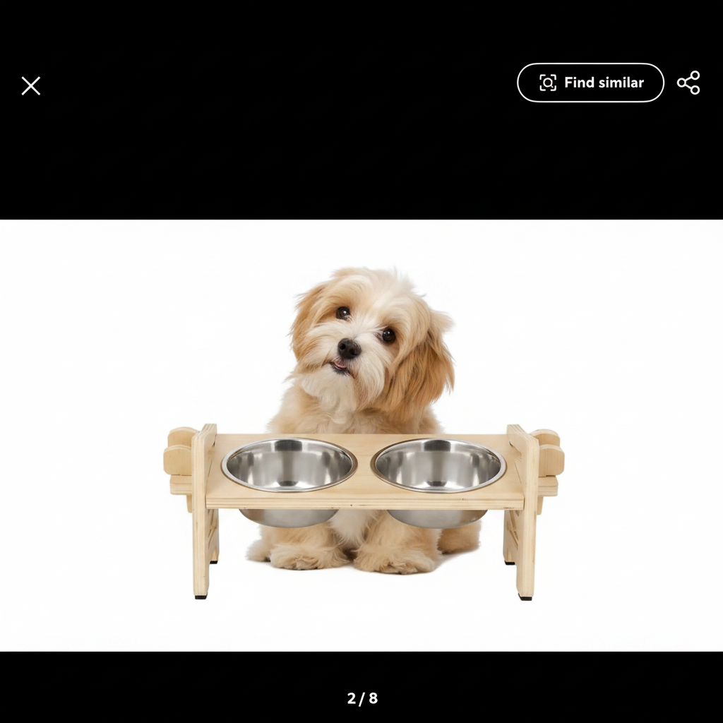 Elevated Pet Feeder Stand