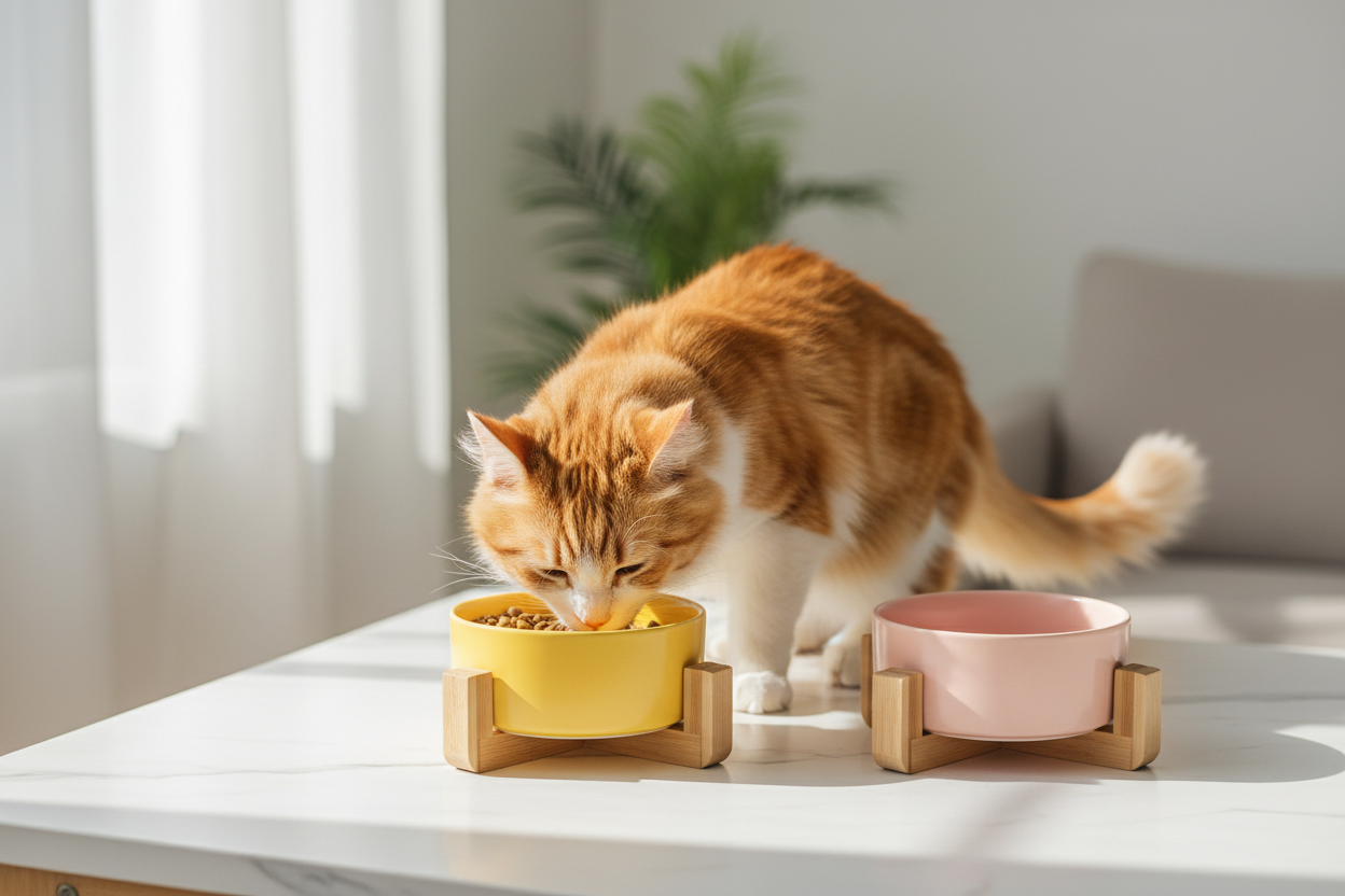 Elegant Dual Pet Bowl Set