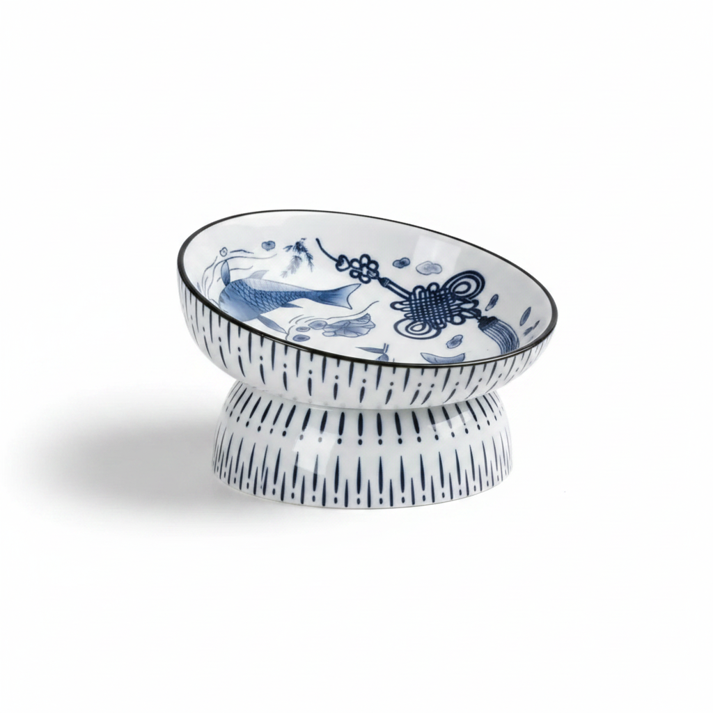 Chic Ceramic Cat Bowl
