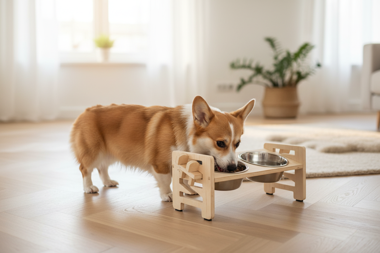 Elevated Pet Feeder Stand
